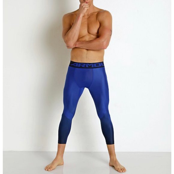 UNDER ARMOUR HEATGEAR COMPRESSION LEGGING ROYAL M - Picture 3 of 4